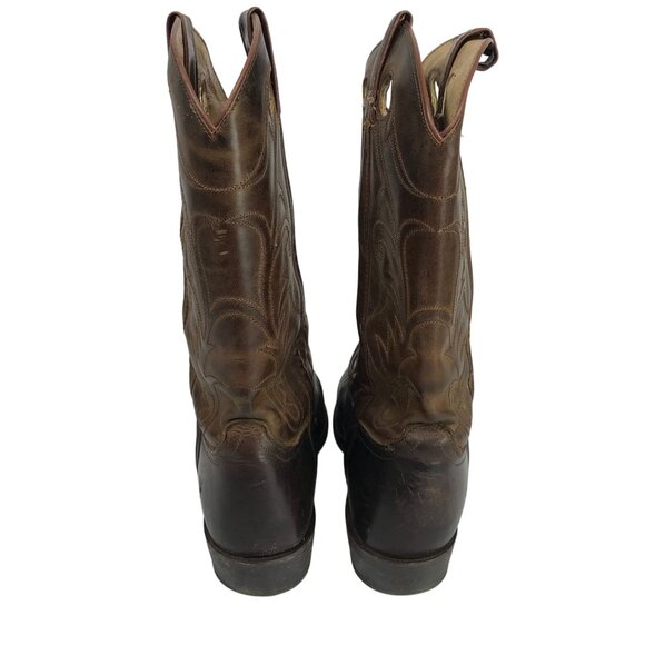 Frye Billy Pull On Cognac Leather Boots Western Mens Size  10D 3487694 F973 - Picture 5 of 11